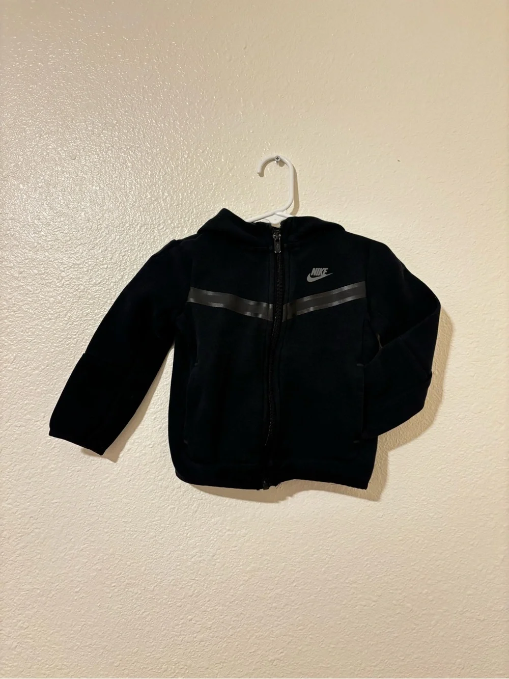 Nike tech Kids' Black Full-Zip Hoodie